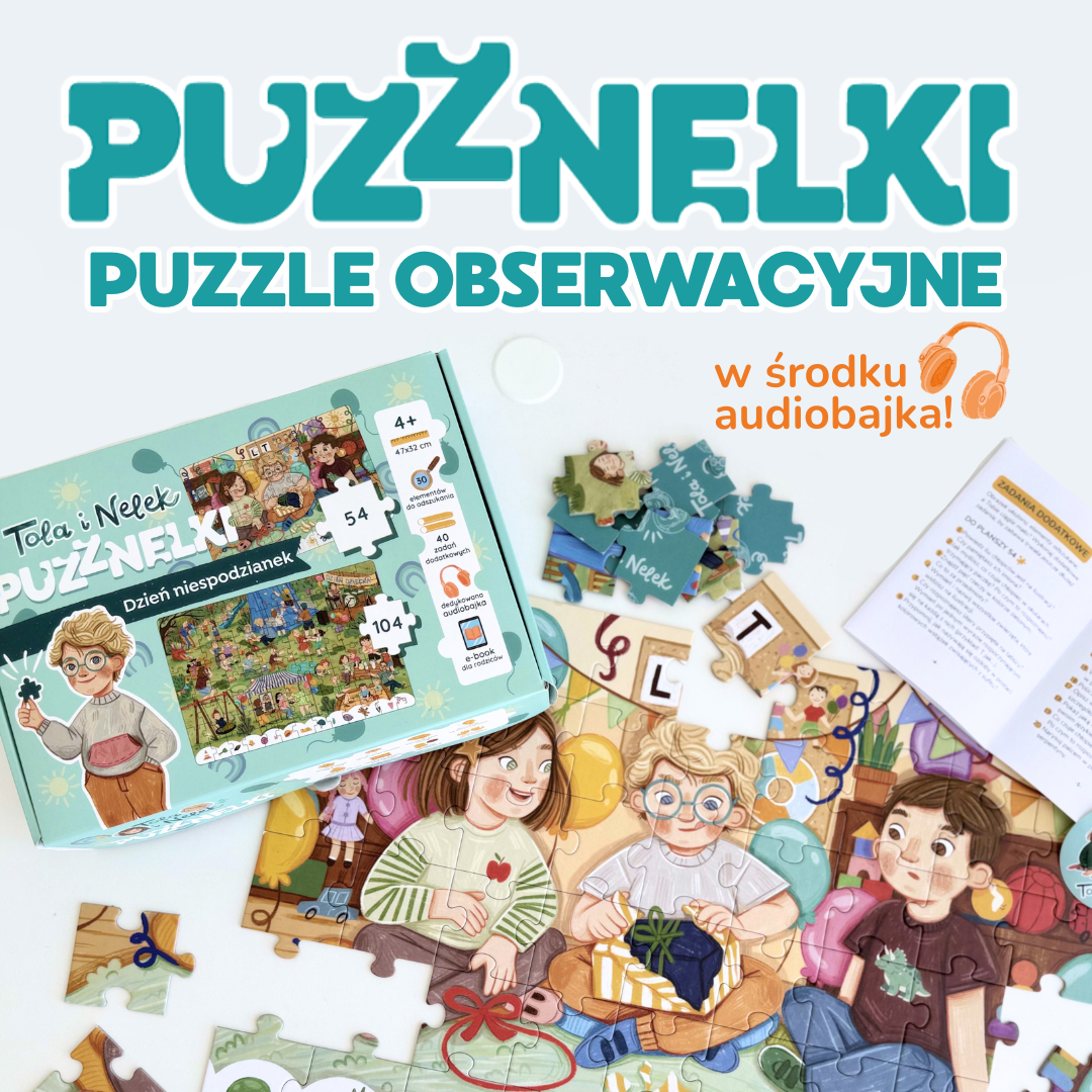 PUZZNELKI - puzzle z Tolą i Nelkiem